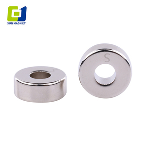 แม่เหล็กแม่เหล็ก25X5มม. แผ่นดิสก์นีโอดิเมียมมีรูหัวแบบ countersunk แม่เหล็กที่แข็งแรงถาวรที่หายากพร้อมสกรู6ตัว - Product Image 2