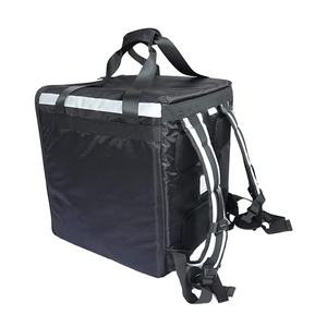 Mochila impermeable grande con doble cubierta, bolsa aislante para Pizza, entrega de comida, con soporte divisor de taza - Product Image 5