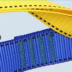 5点式高所作業安全ハーネス一式安全帯ダブルフック落下防止フルボディ安全ロープセット - Product Image 3