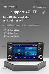 Uckazy AutoRadio 2 Din Android 14 pour <span class=keywords><strong>Audi</strong></span> <span class=keywords><strong>A3</strong></span> 8 11 P S3 2003-2012 RS3 <span class=keywords><strong>Sportback</strong></span> Multimédia GPS Navigation Audio Stéréo Unité Principale - Product Image 5