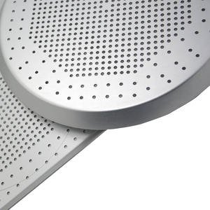 Joli moule à tarte carré perforé en aluminium anodisé, <span class=keywords><strong>plaque</strong></span> de cuisson pour boulangerie, plateau de service à pizza en aluminium, plat de cuisson pour <span class=keywords><strong>four</strong></span> - Product Image 6