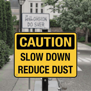 محدد السرعة تحذير علامات تحذير عاكسة لوحة ألومنيوم سميكة نموذج مخصص - Product Image 2