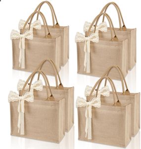 Sac fourre-tout personnalisable en nylon recyclé pour femmes et filles, réutilisable, moyen, avec longue décoration, poignée en corde à lettres DIY, sacs cabas personnalisés - Product Image 1