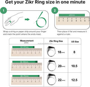 Новое в мире первое мусульманское умное кольцо с функцией тасбиха, умное кольцо для зикра с поддержкой Bluetooth, совместимое с Android и iOS - Product Image 3