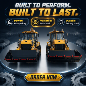 Retroexcavadoras Nuevas y Usadas |   Cargadora de Ruedas con Motor Diésel de 75KW con Certificación CE, <span class=keywords><strong>Pala</strong></span> Frontal CAT420F y Motor de Excavación Trasero - Product Image 1