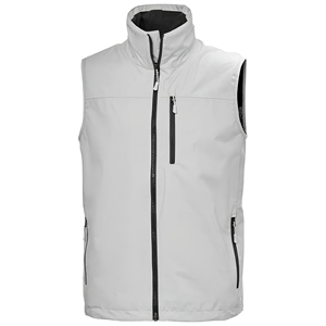 Men's Windproof Padded Vest Stand Collar Zipper <b>Waistcoat</b> Light Gray Sporty Autumn Outerwear - Product Image 1