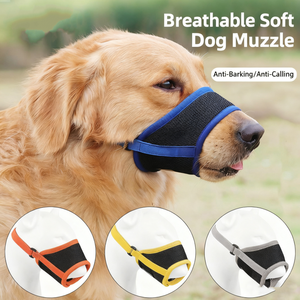 <span class=keywords><strong>Muselière</strong></span> pour grand chien, douce, confortable, réglable, pour empêcher les chiens <span class=keywords><strong>de</strong></span> mordre et d'aboyer, protège la bouche, permet <span class=keywords><strong>de</strong></span> <span class=keywords><strong>boire</strong></span> - Product Image 2