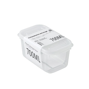 Vente en gros spéciale Boîte de <span class=keywords><strong>conservation</strong></span> des fruits en plastique transparent Boîte carrée de <span class=keywords><strong>conservation</strong></span> des aliments frais Réfrigérateur Couvercle en <span class=keywords><strong>aluminium</strong></span> Stockage des aliments surgelés - Product Image 1