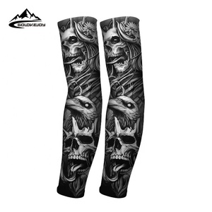 Manches de <span class=keywords><strong>tatouage</strong></span> GOLOVEJOY HB15 imprimées, tissu en soie glacée d'été, respirant, séchage rapide, anti-ultraviolet, manches de <span class=keywords><strong>bras</strong></span> rafraîchissantes pour <span class=keywords><strong>tatouage</strong></span> - Product Image 1