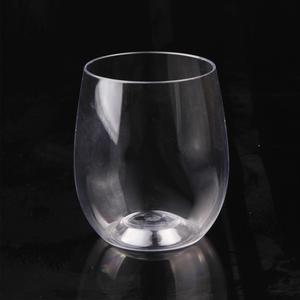Gobelet <span class=keywords><strong>Personnalisé</strong></span> BST <span class=keywords><strong>en</strong></span> Forme d'Œuf 12oz 360ml Incassable <span class=keywords><strong>en</strong></span> <span class=keywords><strong>Plastique</strong></span> Rigide Transparent, Verres à Vin sans Pied Réutilisables avec Logo pour Mariage - Product Image 3