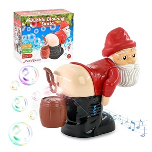 ชุดเครื่องเป่าฟองซานตาคลอสไฟฟ้าอัตโนมัติ, ใหม่เครื่องเป่าฟองรูปซานตาคลอสพร้อมไฟและเพลง - Product Image 1