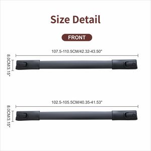 Coche techo desmontable estante equipaje OEM negro <span class=keywords><strong>RAV4</strong></span> 2013-2018 Color negro Cruz Bar de aluminio 4X4 modelo especial de techo de coche rack - Product Image 4