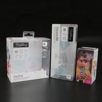 Boîte en plastique acétate transparente, emballage personnalisé, petite boîte en plastique pliable en PVC PP