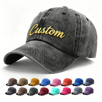 Op maat gemaakte logo 2D 3D geborduurde gepersonaliseerde design 100% katoenen flatcap 6-panel snapback petten unisex effen custom baseball pet