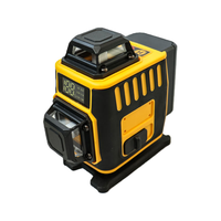 Niveau laser 16 lignes, étanche IP54, double batterie au lithium, luminosité réglable, mode impulsion extérieur, outil de mesure et de traçage