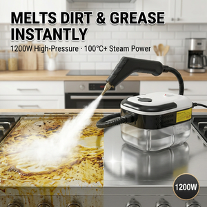 Limpiador a Vapor Eléctrico de Alta Presión de 1500W, Vaporizador Portátil Multiusos para Cocina, Grasa, Coche, Limpieza del Hogar - Product Image 6