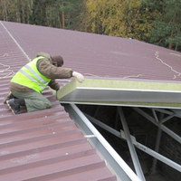 Panneaux thermo-isolés en Aluminium, mousse en polyuréthane, 1 pièce, bon marché, toit thermo-isolant