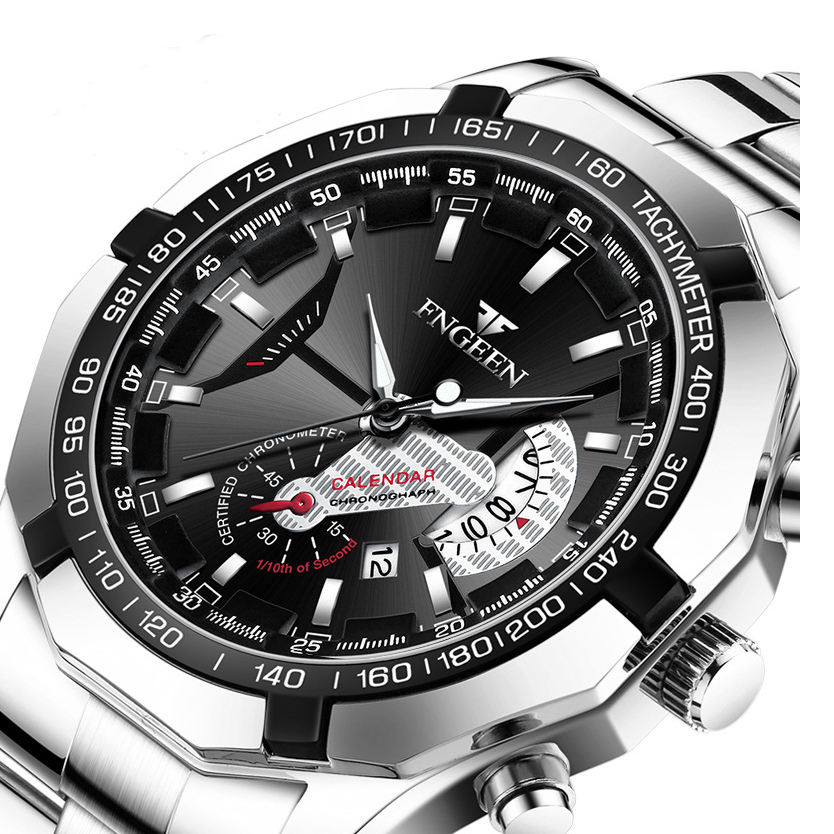 Private Label Brand Man Hand Wristwatches Quartz Watches Men Wrist Custom Logo Luxury Mens Watch 