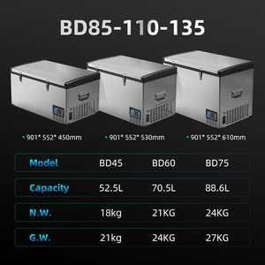 BD85 <span class=keywords><strong>Alpicool</strong></span> 12V AC DC Cooler, compresseur supérieur, congélateur antichoc, réfrigérateur portable pour camping, voiture, réfrigérateur électrique - Product Image 1