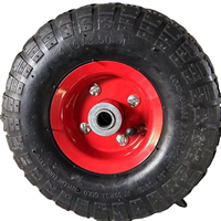 Nouvelles roues pneumatiques Maxtop de 10 pouces, roulements à billes en caoutchouc 3.50-4 pour chariot à roulettes, chariot à main, capacité de charge de 150 kg
