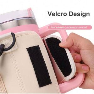 Bolsa de viaje con asa para vaso térmico Stanley de 40 oz, funda para botella de agua, estuche para teléfono, muestra gratuita de regalo. - Product Image 3