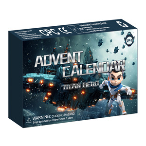 Marvel Cartoon Cool <span class=keywords><strong>Star</strong></span> nero bianco cavalieri guerre bambole scatole cieche PVC Action figure 24 giorni conto alla rovescia per natale scatola sorpresa - Product Image 3