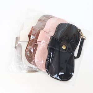 Fuax Leather Sunglasses Bag Eyeglass <b>Case</b> with Belt Clip & Wrist Strap Soft Leather Dustproof <b>Glasses</b> Storage <b>Case</b> - Product Image 3
