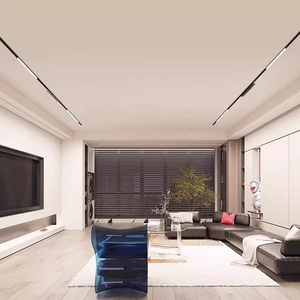 Ultra Slim Modern Design <strong>Cob</strong> <strong>LED</strong> Floodlight Spotlight Magnetic <strong>Track</strong> Lighting System Linear Rail Ultra Slim Magnetic <strong>Track</strong> <strong>Light</strong> - Product Image 6