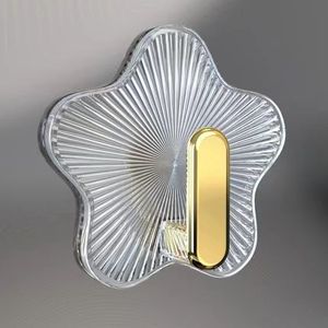 IStapromo Gifts Acrylic Transparent <b>Hook</b> Strong Adhesive Kitchen Living Room Bathroom Wall Multifunctional Towe Key Storage - Product Image 6