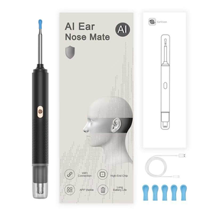 Herramienta Eléctrica Inteligente con IA para Remover Cera de Oídos, con 6 Cucharillas, Uso Doméstico, Portátil, Cámara Otoscopio con Wifi, Limpiador Visual de Oídos - Product Image 1