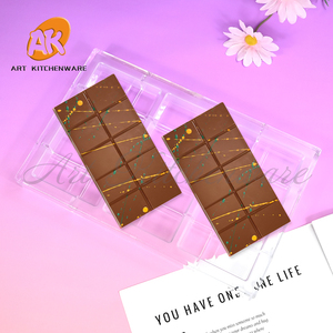 Molde de policarbonato de 3 cavidades para barras de chocolate estilo Dubai, molde para dulces de pistacho, herramientas de decoración de pasteles para el Día de San Valentín, utensilios de repostería para cocina - Product Image 5