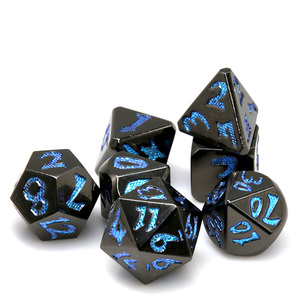 2025 logotipo personalizado de alta calidad poliédrico Metal D & D RPG en forma cuadrada mazmorras y dragones fábrica de <span class=keywords><strong>dados</strong></span> al por mayor - Product Image 5