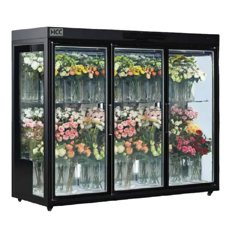 Commercial refrigerator for flower cooler display chiller fresh flower