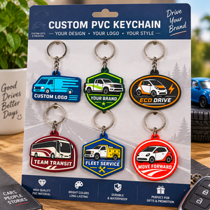 Porte-clés 3D en PVC souple personnalisé pour véhicules, cadeau promotionnel, fabricant OEM ODM - Product Image 2