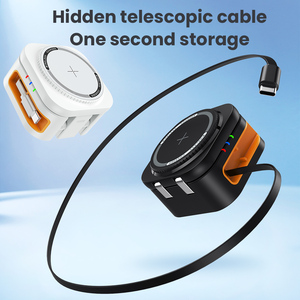 <span class=keywords><strong>Cargador</strong></span> Inalámbrico Magnético 4 en 1, Estación de Carga Rápida Plegable con Cable Retráctil para iPhone y <span class=keywords><strong>Apple</strong></span> Watch - Product Image 5