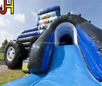 Château gonflable de videur de tracteur avec la maison gonflable de rebond de tracteur de glissière