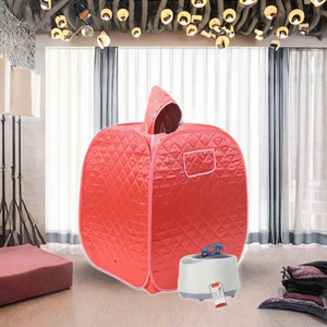 Sauna de Vapor Portátil de Acrílico para Una Persona, Plegable, con Calefacción Eléctrica y Control Remoto, para Uso en Casa u Hotel - Product Image 2