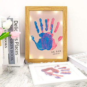 Vente en gros <span class=keywords><strong>de</strong></span> cadres familiaux pour la peinture DIY cadres photo en bois massif avec <span class=keywords><strong>empreinte</strong></span> <span class=keywords><strong>de</strong></span> <span class=keywords><strong>main</strong></span> sertis <span class=keywords><strong>de</strong></span> pigments - Product Image 6