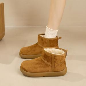 Bottes d'hiver en daim chaudes StepGrace pour femmes, semelle extérieure en caoutchouc antidérapante, doublure en fourrure, bottes thermiques à la cheville - Product Image 6