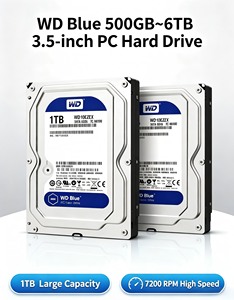   Disco Duro Interno SATA III CMR Azul de 3.5 Pulgadas, 500 GB-6 TB, para Vigilancia, Escritorio, NAS, DVR, Karaoke, Metal, 7200 RPM, 64 MB de Caché - Product Image 1