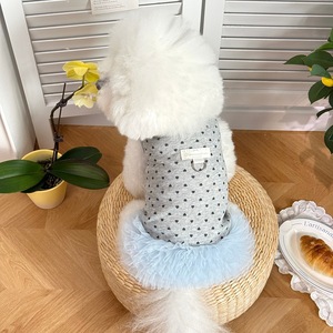 Adorabile Abito a Pois per Animali Domestici con Bordo in Pizzo e Gonna in Tulle per Cani <span class=keywords><strong>di</strong></span> <span class=keywords><strong>Piccola</strong></span> Taglia - Product Image 2