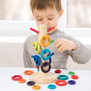 Montessori <span class=keywords><strong>Sky</strong></span> ไม้14ปีมาแล้วเพื่อการศึกษาต้นของเล่นตัวต่อสีรุ้งต้นไม้เกมสร้างสรรค์การออกแบบมาการองที่มีสีสันสำหรับทุกเพศ - Product Image 3