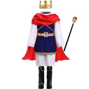 Set Costume da <span class=keywords><strong>Piccolo</strong></span> <span class=keywords><strong>Principe</strong></span> MINCO per Bambini, Outfit da <span class=keywords><strong>Principe</strong></span> Reale per Festa di Halloween con Mantello e Accessori - Product Image 4