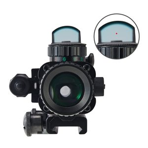 Oem 4x32 lăng kính phạm vi RGB chiếu sáng với Mini Red Green Dot Sight và laser màu xanh lá cây Combo loạt - Product Image 5
