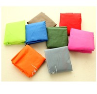 Matériau recyclé écologique personnalisé 210T Polyester grand sac fourre-tout pliable extensible et réutilisable Logo personnalisé pour