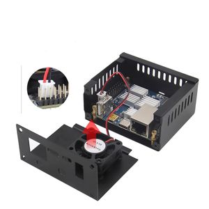 علبة معدنية لـ Orange <span class=keywords><strong>Pi</strong></span> Zero 2 طراز A_OPIZero2Case_02 تدعم التبريد المزدوج للهوائيات الخارجية، ملحقات إلكترونية - Product Image 4