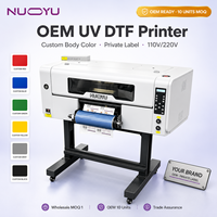 Nueva Impresora DTF de Tinta UV OEM A3 de Doble Cabezal para Personalizar Carcasas, Logotipos y Placas de Identificación, MOQ de 10 Unidades, Marca Privada