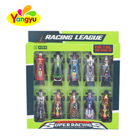 Modelo de Coche de Carreras de Fórmula 1 Mini OEM ODM, Juguete de Alta Calidad en Caja de Regalo, 10 Piezas, Marca Privada, Venta al Por Mayor