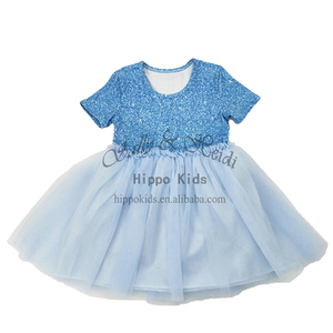 Listo para enviar hipopótamo niños bebé Gilr princesa vestidos de fiesta 3m-12 años tutú vestido informal - Product Image 4