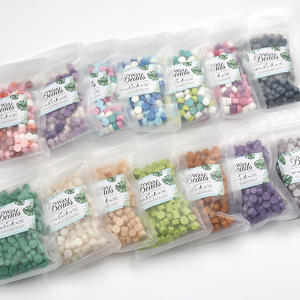 200 Piezas/1 Paquete/180 Estilos a Elegir/Cuentas de Cera para Sellar Octogonales/Venta al por Mayor de Fábrica - Product Image 2
